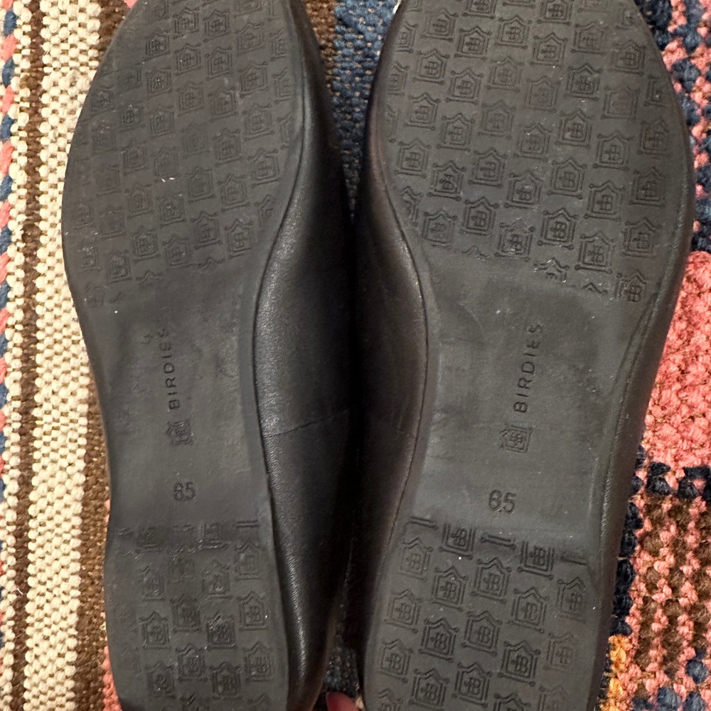 Birdies “The Starling” Black Leather Loafers